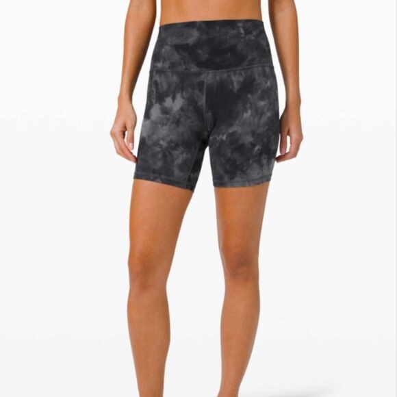 lululemon Align™ High-Rise Short 6" NEW WITH TAGS (12/ Diamond Dye Black & Gray) - Picture 1 of 7